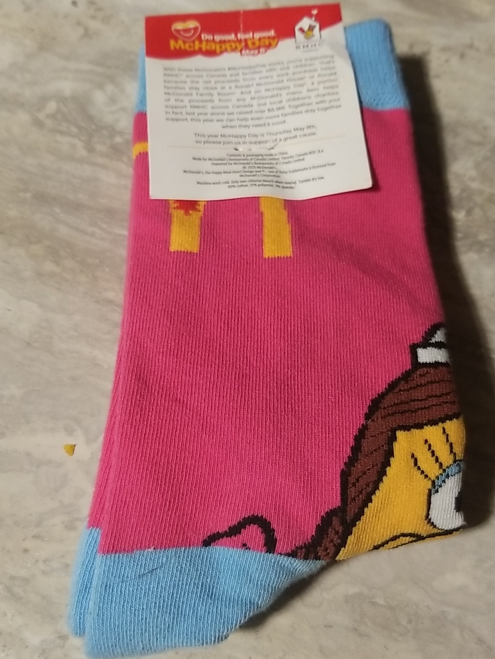 McDonald's McHappy Day Socks 2025